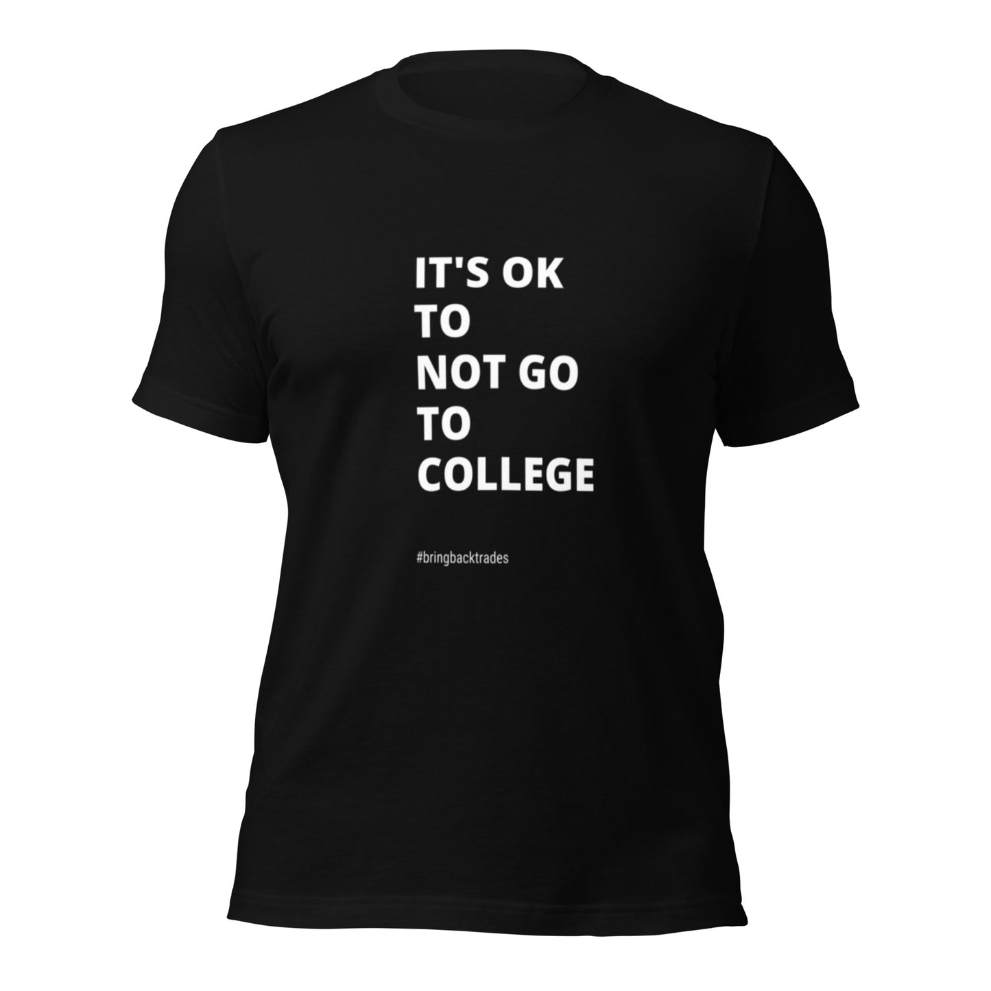 Its OK to not go to College t-shirt